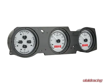 Dakota Digital MHX-70O-CUT-S-R Silver Alloy 16.712"x4.617" Metric Custom Build - MHX-70O-CUT-S-R