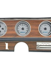 Dakota Digital MHX-70O-CUT-S-W 16.712"x4.617" Silver Alloy Metric Custom Build                                     - MHX-70O-CUT-S-W - Image 4