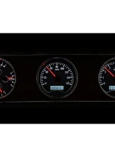 Dakota Digital MHX-70O-CUT-S-W 16.712"x4.617" Silver Alloy Metric Custom Build                                     - MHX-70O-CUT-S-W - Image 3