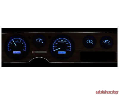 Dakota Digital Black Alloy MHX System for Pontiac 1970-1981, Custom Build, Metric Fitment - MHX-70P-FIR-K-B