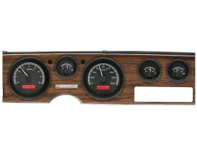 Dakota Digital Black Alloy MHX System for Pontiac 1970-1981, Custom Build, Metric Fitment