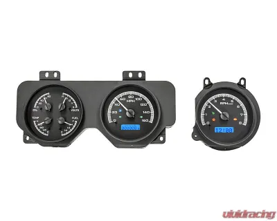 Dakota Digital Black Alloy MHX System for Pontiac 1970-1972 Custom Build MHX-70P-GTO-K-B - MHX-70P-GTO-K-B