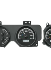 Dakota Digital Black Alloy MHX System for Pontiac 1970-1972, Custom Build, Metric                                     - MHX-70P-GTO-K-W - Image 2