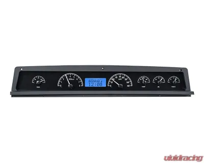 Dakota Digital Black Alloy MHX System for 1971-1976 Chevrolet Custom Build - MHX-71C-CAP-K-B