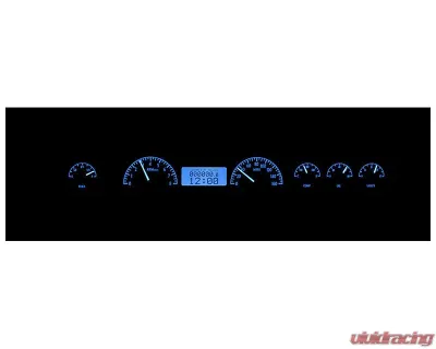 Dakota Digital Black Alloy MHX System for 1971-1976 Chevrolet Custom Build - MHX-71C-CAP-K-B