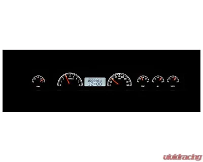 Dakota Digital Black Alloy MHX System for Chevrolet 1971-1976 Custom Build - MHX-71C-CAP-K-W