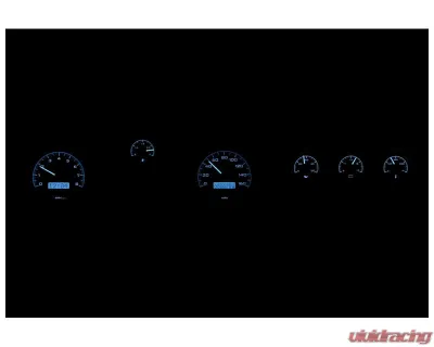 Dakota Digital Black Alloy MHX System for 1971-1973 Ford with Center Console Gauges - MHX-71F-CTR-K-B