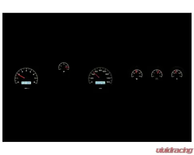 Dakota Digital Black Alloy MHX System for Ford 1971-1973 with Center Console Gauges - MHX-71F-CTR-K-W