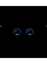 Dakota Digital Round Gauge Silver Alloy MHX System Metric for Chevrolet GMC 1973-1977                                     - MHX-73C-CVL-S-B - Image 2