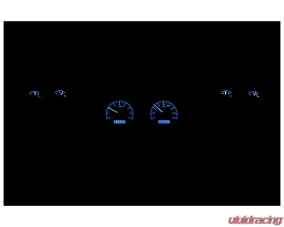 Dakota Digital Round Gauge Silver Alloy MHX System Metric for Chevrolet GMC 1973-1977 - MHX-73C-CVL-S-B