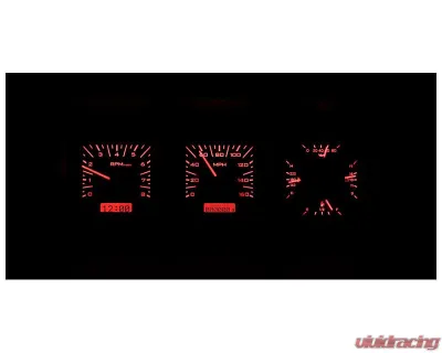 Dakota Digital Black Alloy MHX System for Ford 1973-1979, Custom Build, Metric Fitment - MHX-73F-PU-K-R