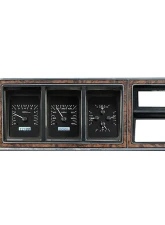 Dakota Digital Black Alloy MHX System for Ford 1973-1979, Custom Build, Metric Size                                     - MHX-73F-PU-K-W - Image 4