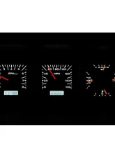 Dakota Digital Black Alloy MHX System for Ford 1973-1979, Custom Build, Metric Size                                     - MHX-73F-PU-K-W - Image 3