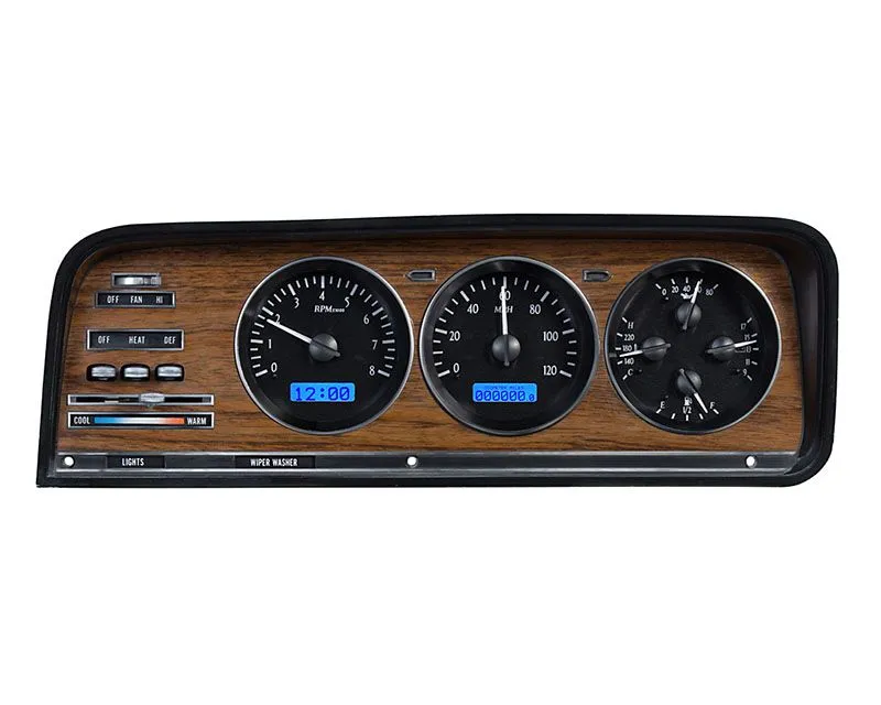 Dakota Digital MHX-73J-WAG-K Black Alloy System for Jeep