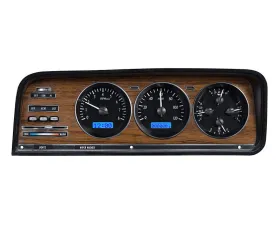 Dakota Digital Black Alloy MHX System for Jeep 1973-1985, Custom Build, Metric Fitment