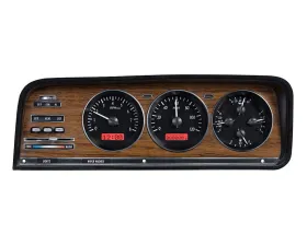 Dakota Digital Black Alloy MHX System for Jeep 1973-1985 Custom Build Metric Fitment