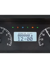 Dakota Digital Black Alloy MHX System for Chevrolet 1977-1990, Custom Build, Metric                                     - MHX-77C-CAP-K-W - Image 2