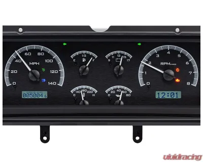 Dakota Digital Black Alloy MHX System for Chevrolet/GMC 1978-1983 Custom Build - MHX-78C-MAL-K-W