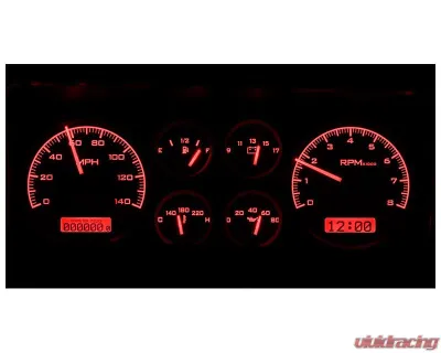 Dakota Digital Black Alloy MHX System for Chevrolet | GMC 1978-1988, Custom Build, Metric - MHX-78C-MC-K-R