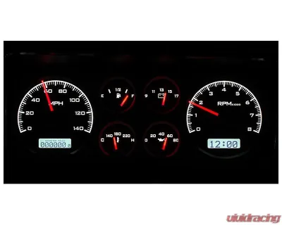 Dakota Digital Black Alloy MHX System for 1978-1988 Chevrolet/GMC Custom Build - MHX-78C-MC-K-W