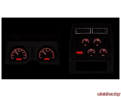 Dakota Digital Black Alloy MHX System for Chevrolet 1978-1982, Custom Build, Metric - MHX-78C-VET-K-R