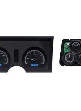 Dakota Digital Black Alloy MHX System Metric Custom Build with Analog Clock for Chevrolet 1978-1982                                     - MHX-78C-VTA-K-B - Image 2