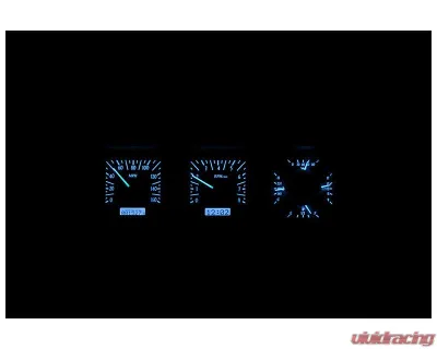 Dakota Digital Black Alloy MHX System for Ford 1980-1986, Custom Build, Metric Fitment - MHX-80F-PU-K-B