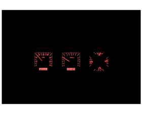 Dakota Digital Black Alloy MHX System for Ford 1980-1986, Custom Build, Metric Fitment