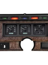 Dakota Digital Black Alloy MHX System for Ford 1980-1986, Custom Build, Metric Fitment                                     - MHX-80F-PU-K-W - Image 4