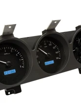 Dakota Digital 3 Gauge Black Alloy MHX System for Custom Metric Builds MHX-81D-PU-K-B                                     - MHX-81D-PU-K-B - Image 2