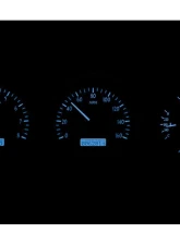 Dakota Digital 3 Gauge Black Alloy MHX System for Custom Metric Builds MHX-81D-PU-K-B                                     - MHX-81D-PU-K-B - Image 3