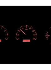 Dakota Digital 3 Gauge Black Alloy MHX System for Custom Builds, Metric Fitment MHX-81D-PU-K-R                                     - MHX-81D-PU-K-R - Image 2