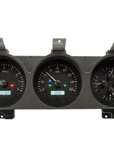 Dakota Digital 3 Gauge Black Alloy MHX System Alloy Metric Custom Build MHX-81D-PU-K-W                                     - MHX-81D-PU-K-W - Image 3