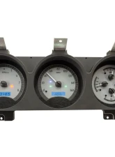 Dakota Digital 3 Gauge Silver Alloy MHX System Metric Custom Build MHX-81D-PU-S-B                                     - MHX-81D-PU-S-B - Image 3