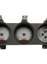 Dakota Digital 3 Gauge Silver Alloy MHX System for Custom Builds, Alloy Metric, MHX-81D-PU-S-R                                     - MHX-81D-PU-S-R - Image 3