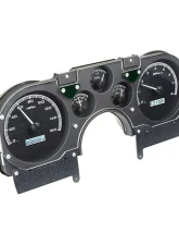 Dakota Digital Black Alloy MHX System for Chevrolet 1982-1989, Custom Build, Metric                                     - MHX-82C-CAM-K-W - Image 2