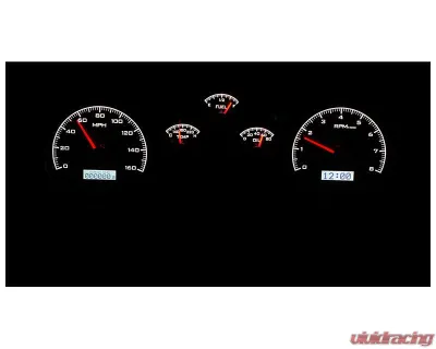 Dakota Digital Black Alloy MHX System for Chevrolet 1982-1989, Custom Build, Metric - MHX-82C-CAM-K-W