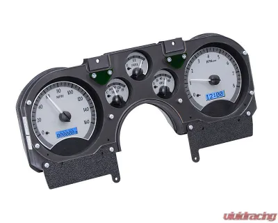 Dakota Digital Silver Alloy MHX System for Chevrolet 1982-1989, Custom Build, Metric - MHX-82C-CAM-S-B