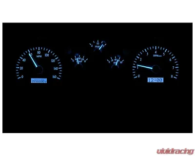 Dakota Digital Silver Alloy MHX System for Chevrolet 1982-1989, Custom Build, Metric - MHX-82C-CAM-S-B