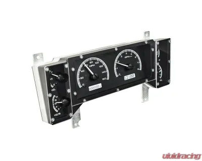 Dakota Digital Black Alloy MHX System for Buick 1984-1987, Custom Build, Metric - MHX-84B-REG-K-W