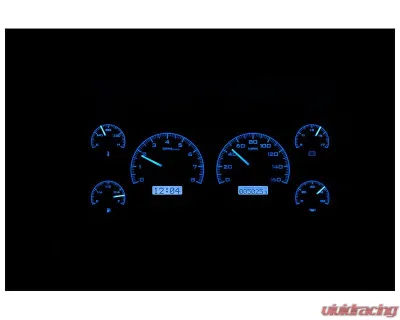 Dakota Digital Black Alloy MHX System for Chevrolet/GMC 1986-1993, Custom Build - MHX-86C-S10-K-B