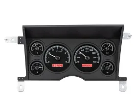 Dakota Digital Black Alloy MHX System for Chevrolet/GMC 1986-1993, Custom Build, Metric