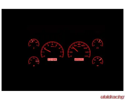 Dakota Digital Black Alloy MHX System for Chevrolet/GMC 1986-1993, Custom Build, Metric - MHX-86C-S10-K-R