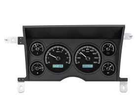 Dakota Digital Black Alloy MHX System for Chevrolet GMC 1986-1993 Custom Build MHX-86C-S10-K-W