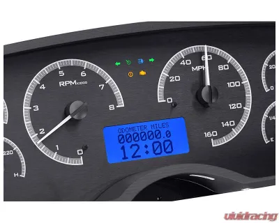 Dakota Digital Black Alloy MHX System for 1987-1989 Ford Mustang Custom Build - MHX-87F-MUS-K-B