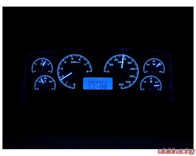 Dakota Digital Black Alloy MHX System for 1987-1989 Ford Mustang Custom Build - MHX-87F-MUS-K-B