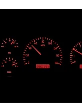 Dakota Digital Black Alloy MHX System for Ford 1987-1991, Custom Build, Metric Fitment                                     - MHX-87F-PU-K-R - Image 3