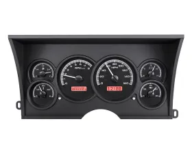 Dakota Digital Black Alloy MHX System for Chevrolet | GMC 1988-1994, Custom Build, Metric