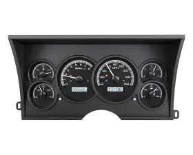 Dakota Digital Black Alloy MHX System for Chevrolet/GMC 1988-1994, Custom Build, Metric