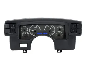 Dakota Digital Black Alloy MHX System for Ford Mustang 1990-1993, Carbon Custom Build